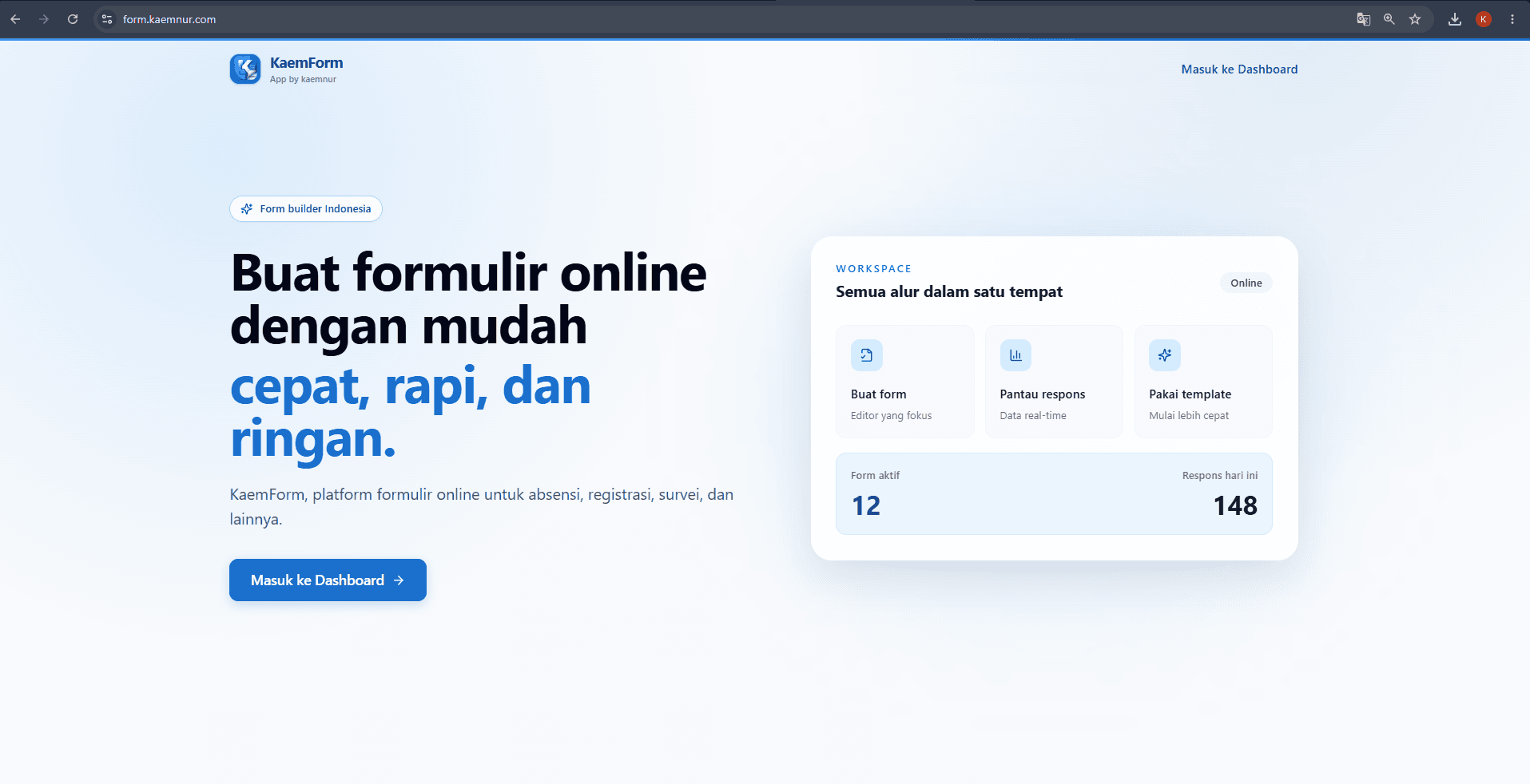 KaemForm screenshot 1